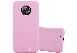 carcasa de móvil  - Funda flexible para móvil - Carcasa de TPU Silicona ultrafina CADORABO, Motorola, Moto X4, candy rosa