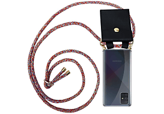 carcasa de móvil  - Funda flexible para móvil - Carcasa de TPU Silicona ultrafina CADORABO, Samsung, Galaxy A71, colorful parrot