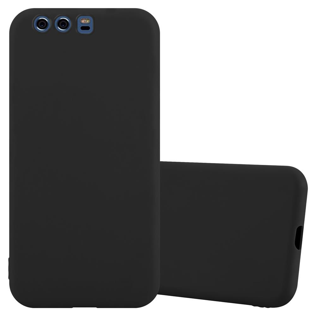 SCHWARZ Backcover, Huawei, Candy PLUS, Hülle CANDY im CADORABO P10 TPU Style,