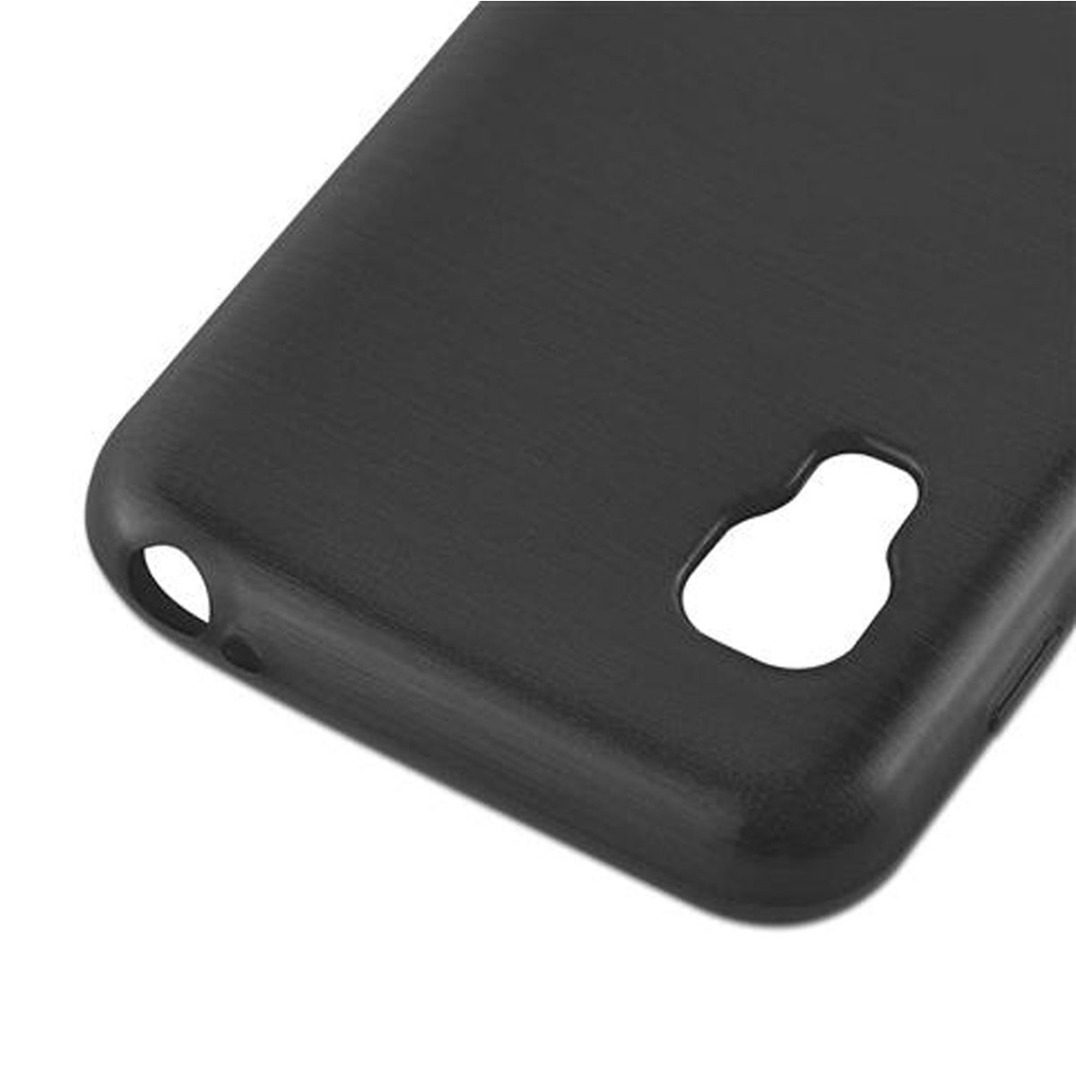 CADORABO TPU Brushed Hülle, II L5 LG, Backcover, (2. SIM), SCHWARZ