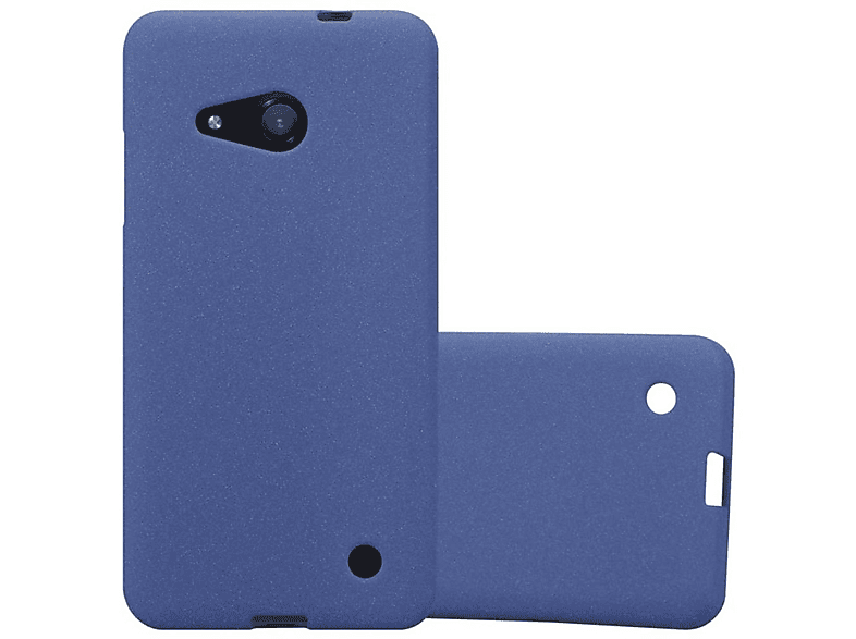 CADORABO FROST 550, DUNKEL BLAU Backcover, Nokia, Lumia TPU Frosted Schutzhülle,