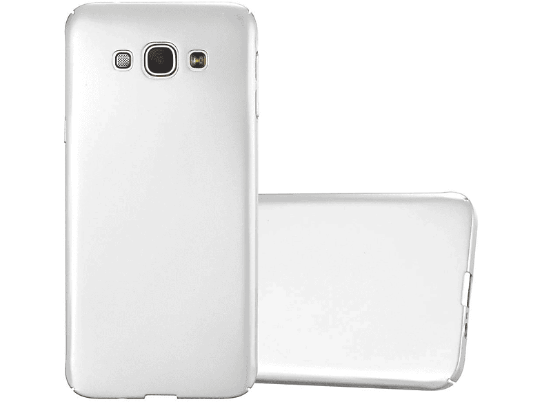 CADORABO Hülle im Hard Case Matt Metall Style, Backcover, Samsung, Galaxy A8 2015, METALL SILBER