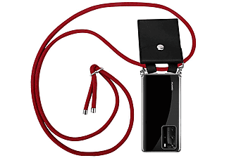 carcasa de móvil  - Funda flexible para móvil - Carcasa de TPU Silicona ultrafina CADORABO, Huawei, P40 PRO, rojo rubí