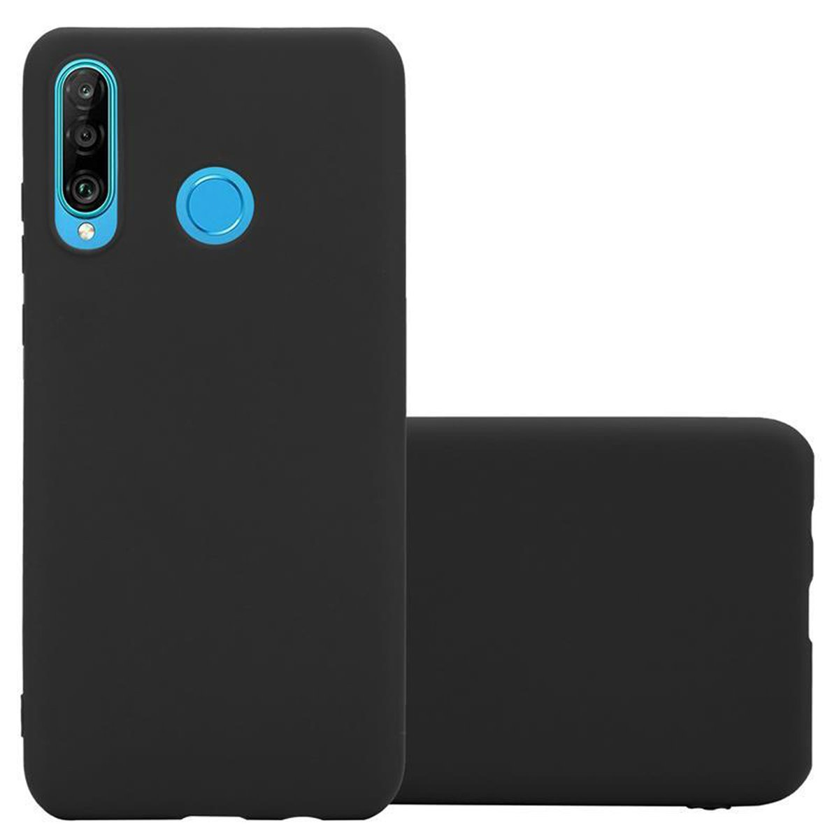 TPU Candy P30 Style, Huawei, CADORABO Backcover, Hülle LITE, CANDY SCHWARZ im