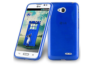 carcasa de móvil  - Funda flexible para móvil - Carcasa de TPU Silicona ultrafina CADORABO, LG, L70 (1.SIM), azul