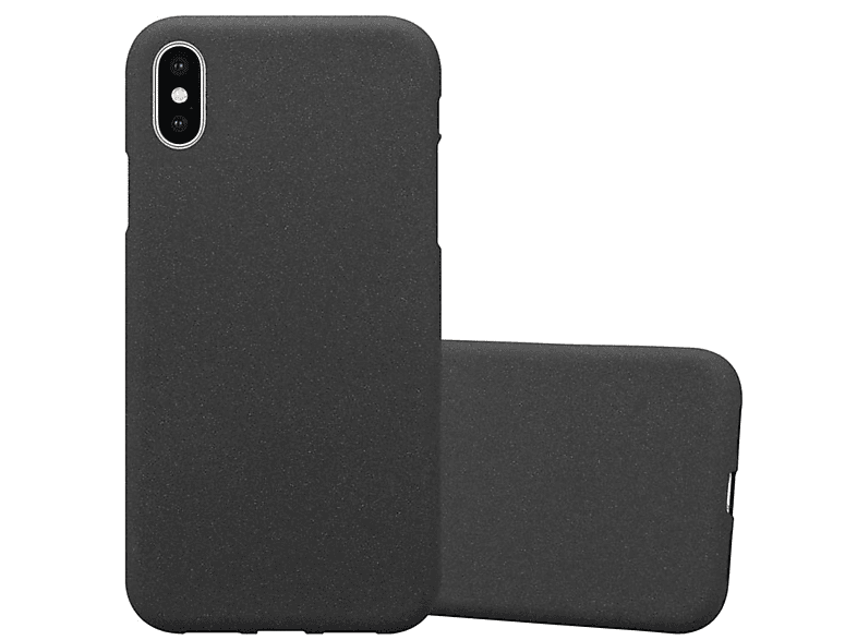 CADORABO TPU Frosted Schutzhülle, Backcover, XS Apple, iPhone FROST SCHWARZ MAX