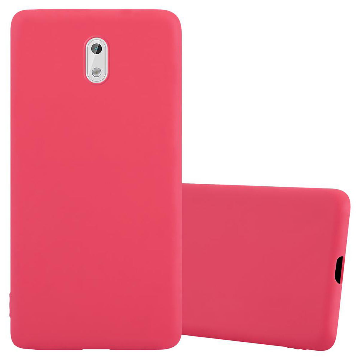 im Candy CADORABO TPU ROT Backcover, Hülle Nokia, Style, 3 2017, CANDY