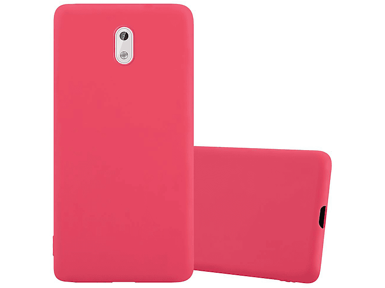 Nokia, 2017, Backcover, CANDY 3 Hülle Candy CADORABO ROT TPU Style, im