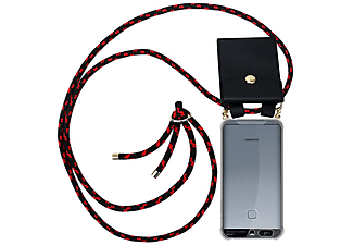 carcasa de móvil Funda flexible para móvil - Carcasa de TPU Silicona ultrafina;CADORABO, Huawei, P9, negro rojo