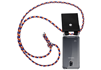 carcasa de móvil Funda flexible para móvil - Carcasa de TPU Silicona ultrafina;CADORABO, Samsung, Galaxy NOTE 4, naranja azul blanco