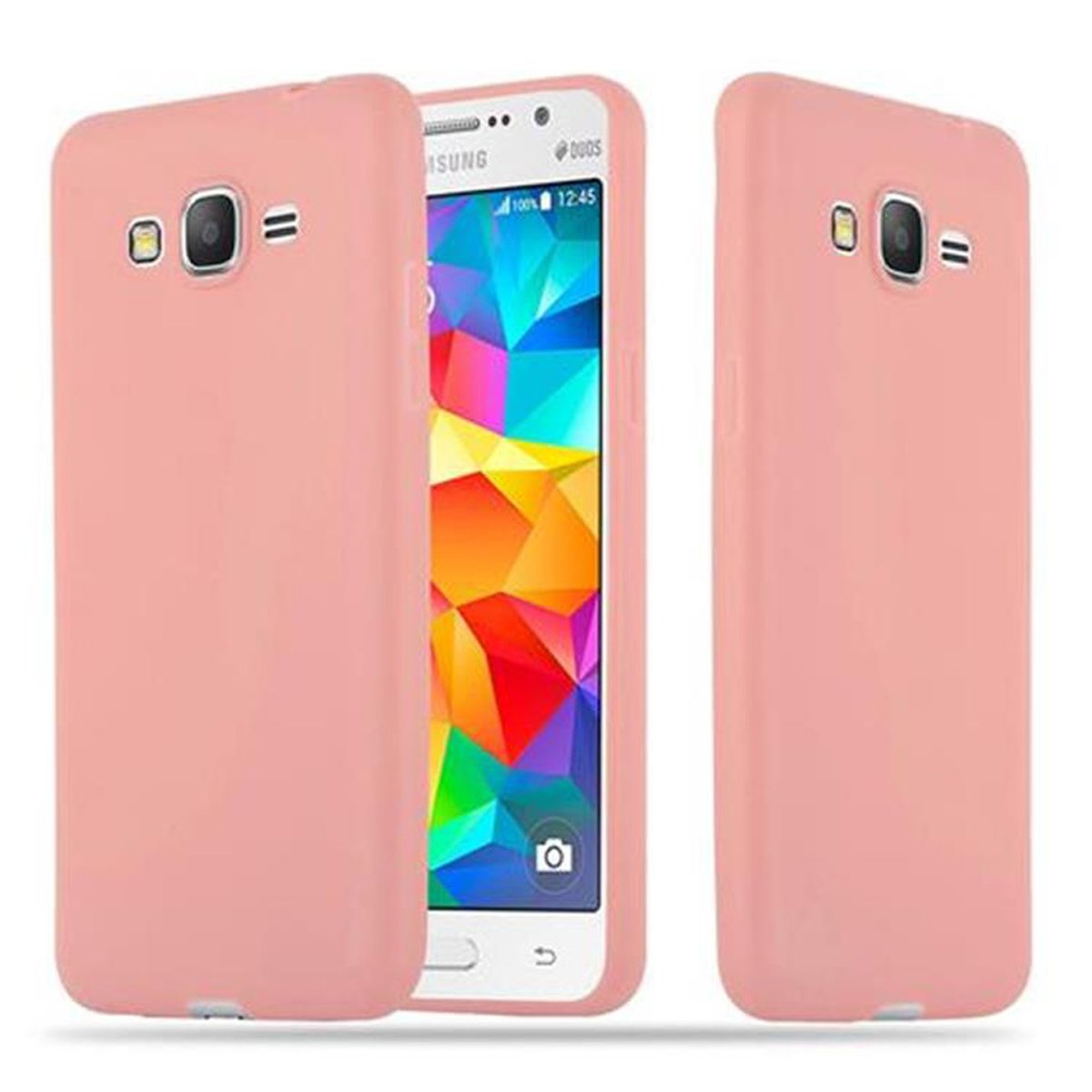 CADORABO Hülle Samsung, Style, Candy ROSA GRAND im TPU Galaxy Backcover, CANDY PRIME
