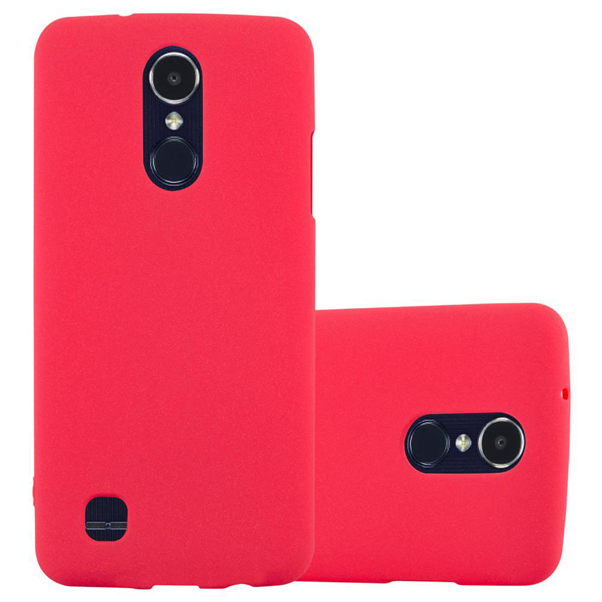CADORABO TPU Frosted Schutzhülle, Backcover, ROT K8 US Version, 2017 FROST LG