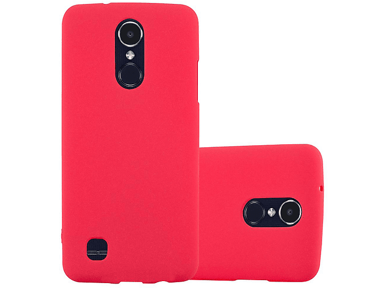 CADORABO TPU Frosted Schutzhülle, Backcover, LG, K8 2017 US Version, FROST ROT