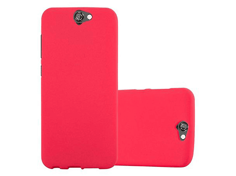 CADORABO TPU Frosted Schutzhülle, Backcover, ONE FROST HTC, A9, ROT