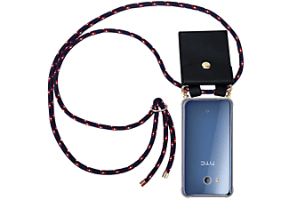 carcasa de móvil Funda flexible para móvil - Carcasa de TPU Silicona ultrafina;CADORABO, HTC, Ocean / U11, azul rojo blanco punto