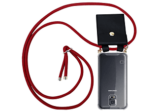 carcasa de móvil Funda flexible para móvil - Carcasa de TPU Silicona ultrafina;CADORABO, Samsung, Galaxy S5 / S5 NEO, rojo rubí