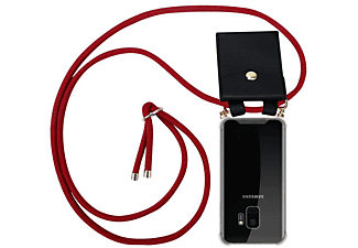carcasa de móvil  - Funda flexible para móvil - Carcasa de TPU Silicona ultrafina CADORABO, Samsung, Galaxy S9, rojo rubí