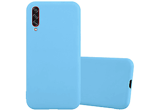 carcasa de móvil  - Funda flexible para móvil - Carcasa de TPU Silicona ultrafina CADORABO, Samsung, Galaxy A70s, candy azul