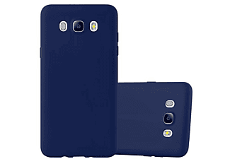 carcasa de móvil  - Funda flexible para móvil - Carcasa de TPU Silicona ultrafina CADORABO, Samsung, Galaxy J5 2016, candy azul oscuro