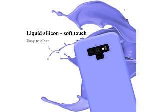 carcasa de móvil  - Funda flexible para móvil - Carcasa de TPU Silicona ultrafina CADORABO, Samsung, Galaxy NOTE 9, liquid lila claro