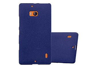 CADORABO TPU Silikon Frosted Hülle, Backcover, Nokia, Lumia 929 / 930, FROST DUNKEL BLAU