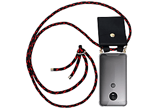 carcasa de móvil Funda flexible para móvil - Carcasa de TPU Silicona ultrafina;CADORABO, Motorola, MOTO G5, negro rojo