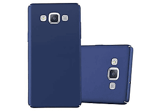 carcasa de móvil  - Funda rígida para móvil de plástico duro – Carcasa Hard Cover protección CADORABO, Samsung, Galaxy A5 2015, metal azul