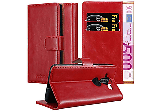 CADORABO Luxury Book Stlye Cover, Bookcover, Nokia, 8 Sirocco, WEIN ROT