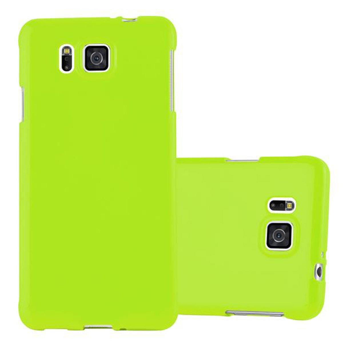 CADORABO TPU ALPHA, Samsung, GRÜN Handyhülle, Galaxy JELLY Backcover, Jelly