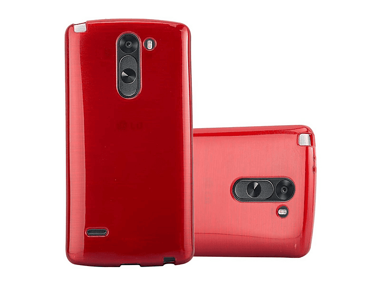 Funda | CADORABO Funda de TPU S-Line para móvil, Compatible con LG G3