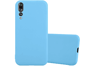 carcasa de móvil  - Funda flexible para móvil - Carcasa de TPU Silicona ultrafina CADORABO, Huawei, P20 PRO, candy azul