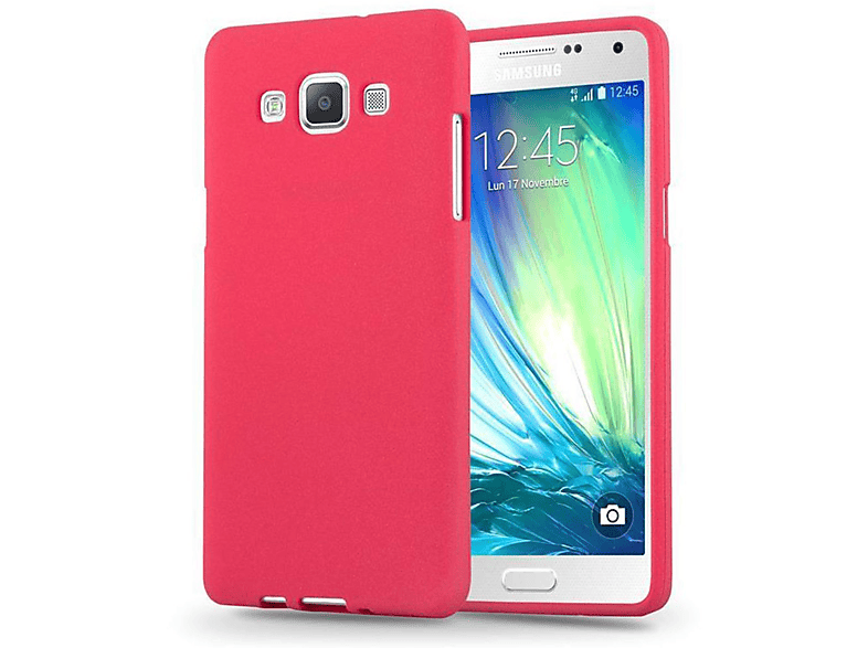 CADORABO TPU Frosted Schutzhülle, Backcover, Samsung, Galaxy A3 2015, FROST ROT