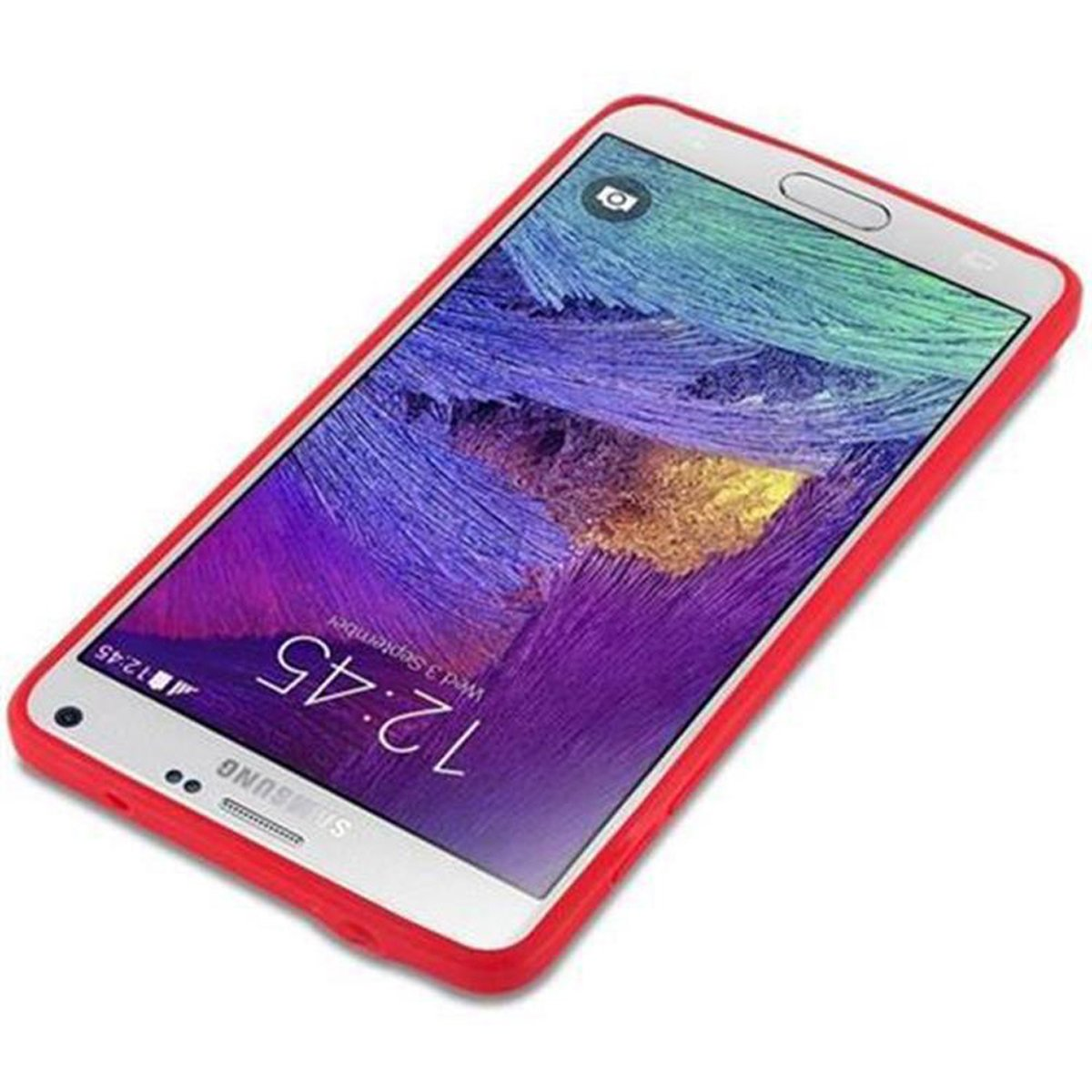 4, CADORABO Style, im Galaxy Samsung, ROT Hülle Candy TPU Backcover, CANDY NOTE