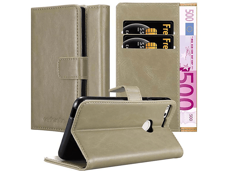 Custodia Cadorabo Per Nokia C21 BRUNO CAFÉ | Cover Libro Con Chiusura Magnetica, Porta Carte E Supporto |
      