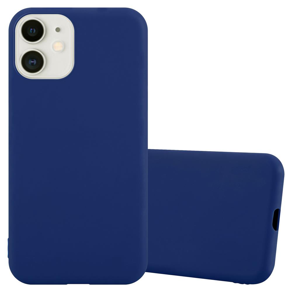 12 TPU Apple, Style, Candy MINI, iPhone DUNKEL CANDY BLAU CADORABO im Hülle Backcover,