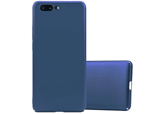 carcasa de móvil  - Funda rígida para móvil de plástico duro – Carcasa Hard Cover protección CADORABO, OnePlus, 5, metal azul