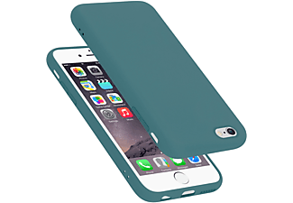 carcasa de móvil  - Funda flexible para móvil - Carcasa de TPU Silicona ultrafina CADORABO, Apple, iPhone 6 / iPhone 6S, liquid verde