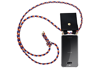 carcasa de móvil Funda flexible para móvil - Carcasa de TPU Silicona ultrafina;CADORABO, Sony, Xperia 10 PLUS, naranja azul blanco