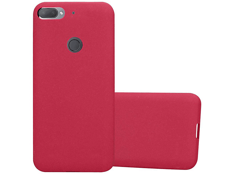 Cadorabo Cover In Silicone TPU Per HTC Desire 12, FROST NERO, Sottile E Antiurto, Protezione 360°