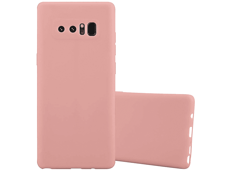 CADORABO Hülle im TPU Candy Style, Backcover, Samsung, Galaxy NOTE 8, CANDY ROSA