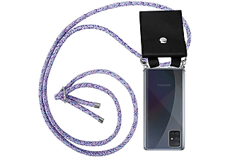carcasa de móvil  - Funda flexible para móvil - Carcasa de TPU Silicona ultrafina CADORABO, Samsung, Galaxy A51, rojo amarillo blanco