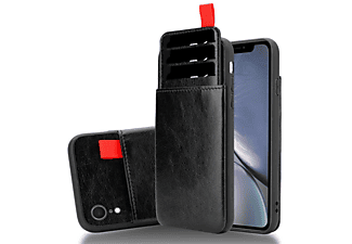 carcasa de móvil  - Funda flexible para móvil - Carcasa de TPU Silicona ultrafina CADORABO, Apple, iPhone XR, negro ébano