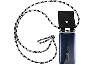 carcasa de móvil Funda flexible para móvil - Carcasa de TPU Silicona ultrafina;CADORABO, Nokia, 5 2017, negro camouflage