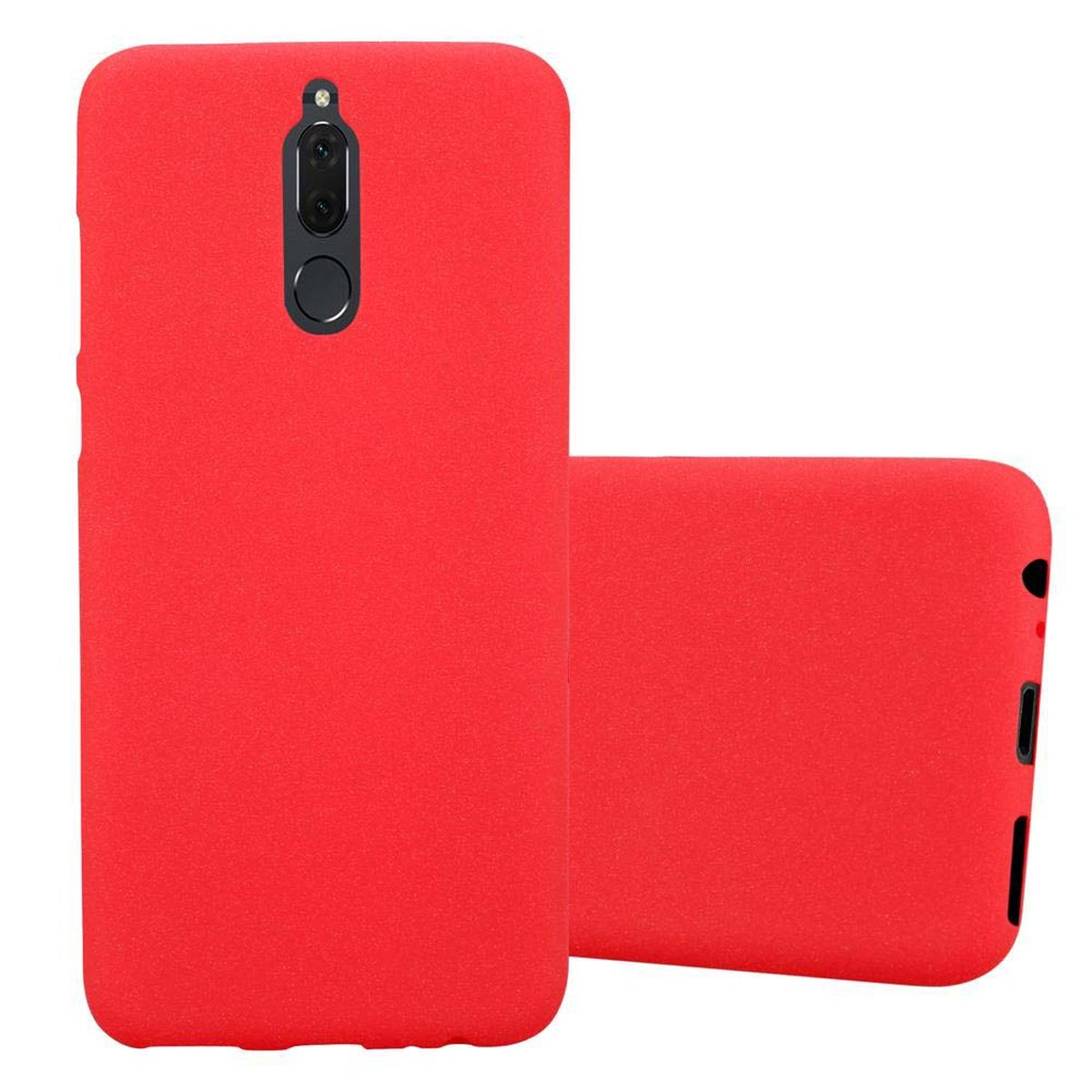 LITE, Huawei, Schutzhülle, FROST Frosted Backcover, CADORABO TPU ROT MATE 10