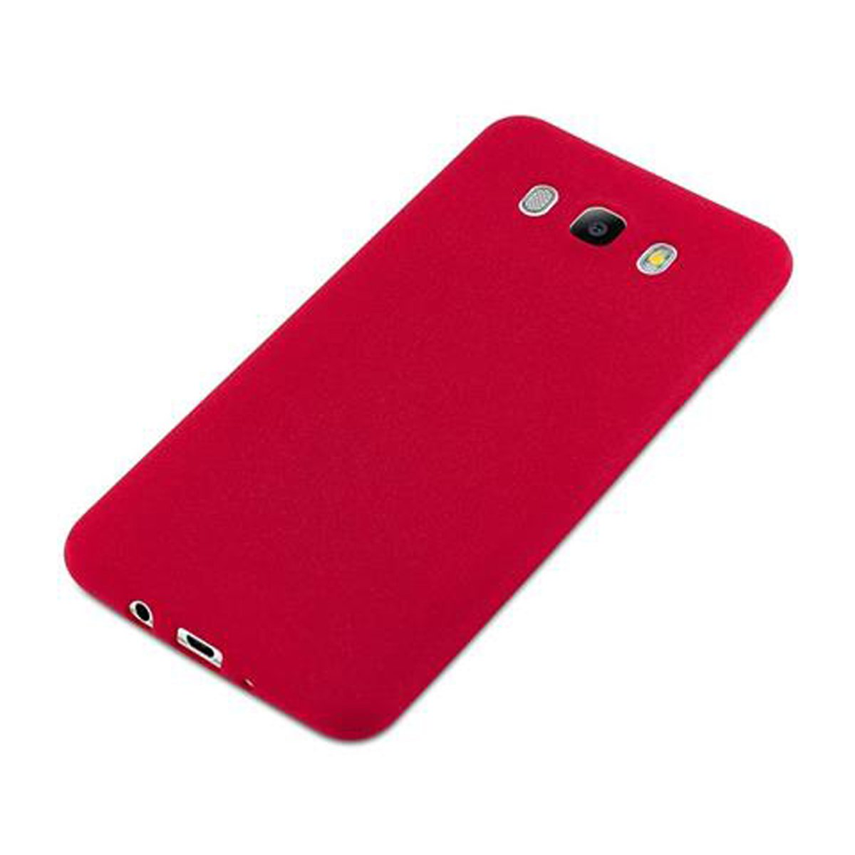2016, J7 FROST Galaxy Frosted Samsung, ROT Backcover, TPU CADORABO Schutzhülle,