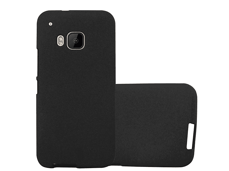 CADORABO TPU Frosted Schutzhülle, Backcover, HTC, ONE M9, FROST SCHWARZ