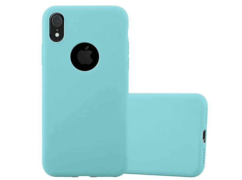 CADORABO Hülle XR, CANDY iPhone Backcover, Apple, im Candy BLAU TPU Style