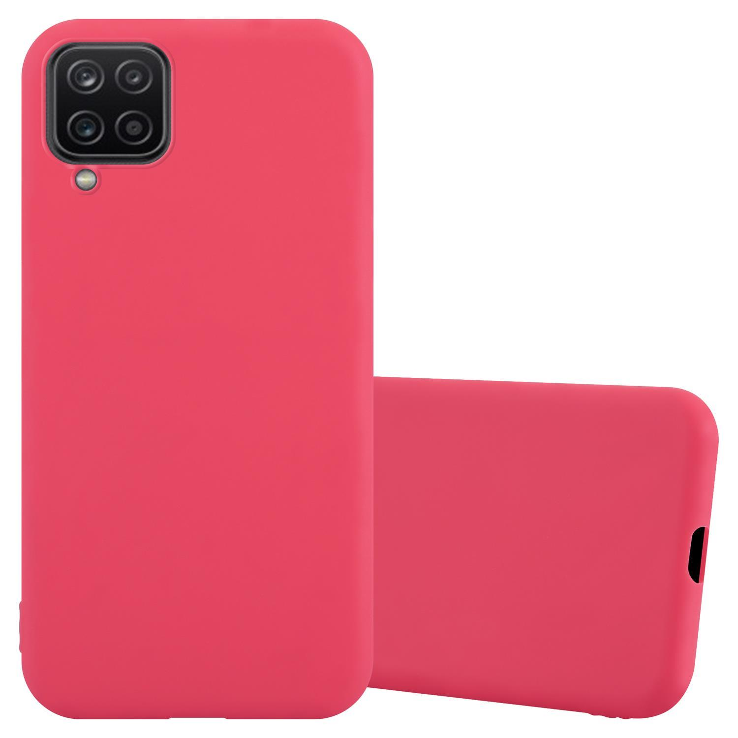 Style, TPU CADORABO Candy Hülle Samsung, / im M12, A12 Backcover, ROT Galaxy CANDY