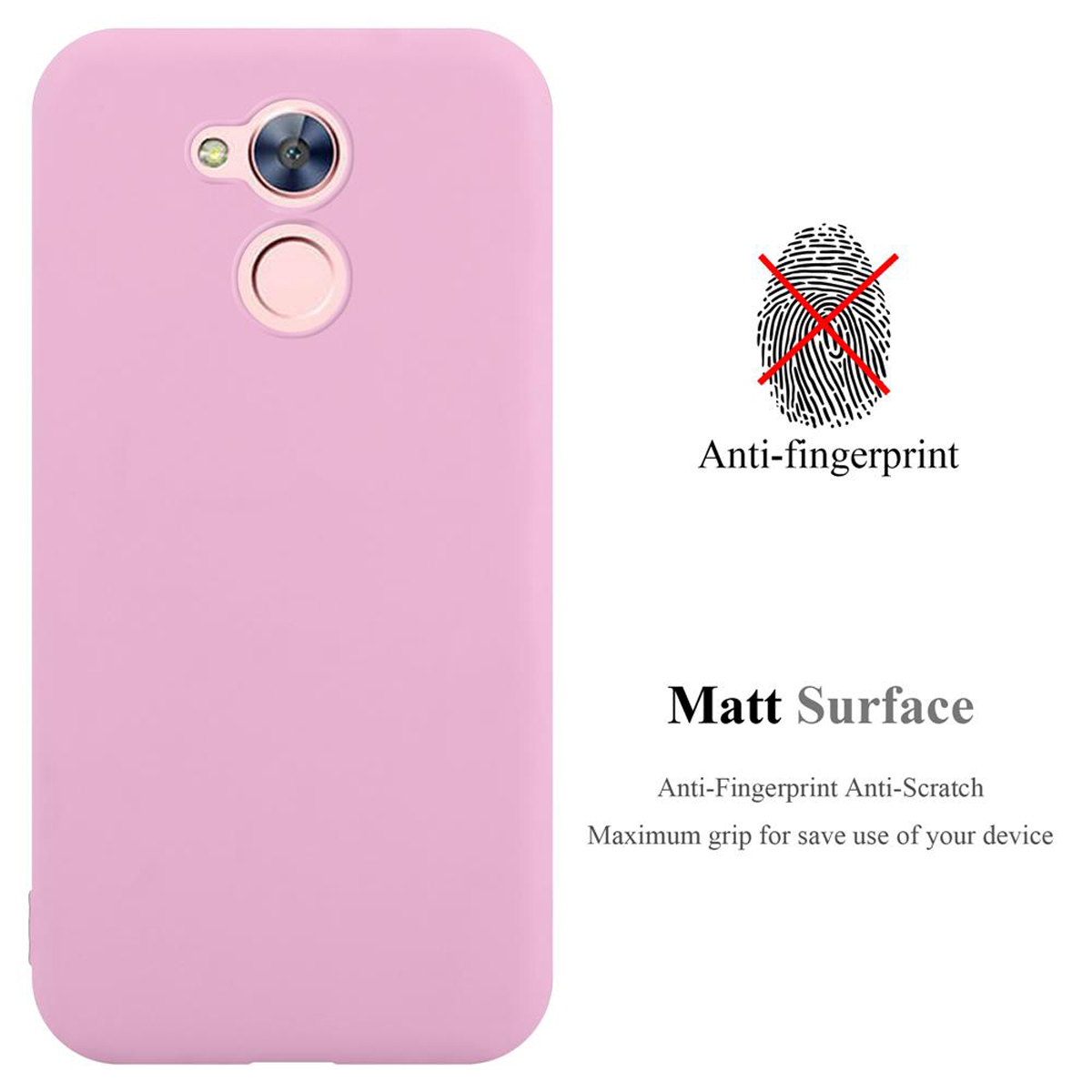 Backcover, PRO, 6A Honor, Style, CANDY / CADORABO 5C Hülle TPU PRO Candy ROSA im