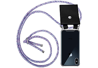 carcasa de móvil Funda flexible para móvil - Carcasa de TPU Silicona ultrafina;CADORABO, Apple, iPhone X / XS, naranja azul blanco